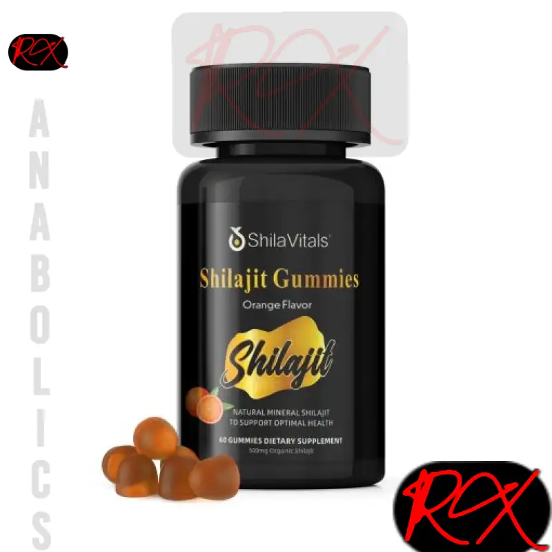 SHILAJIT GUMMIES ( 500MG ORGANIC SHILAJIT ) [60 GUMMIES – ORANGE FLAVOR – SHILAVITALS - Image 2