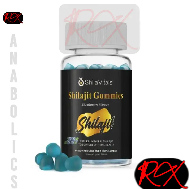 SHILAJIT GUMMIES ( 500MG ORGANIC SHILAJIT ) [60 GUMMIES – BLUEBERRY FLAVOR – SHILAVITALS - Image 2