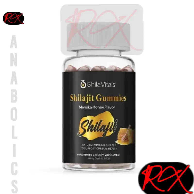 SHILAJIT GUMMIES ( 500MG ORGANIC SHILAJIT ) [60 GUMMIES – MANUKA HONEY FLAVOR – SHILAVITALS