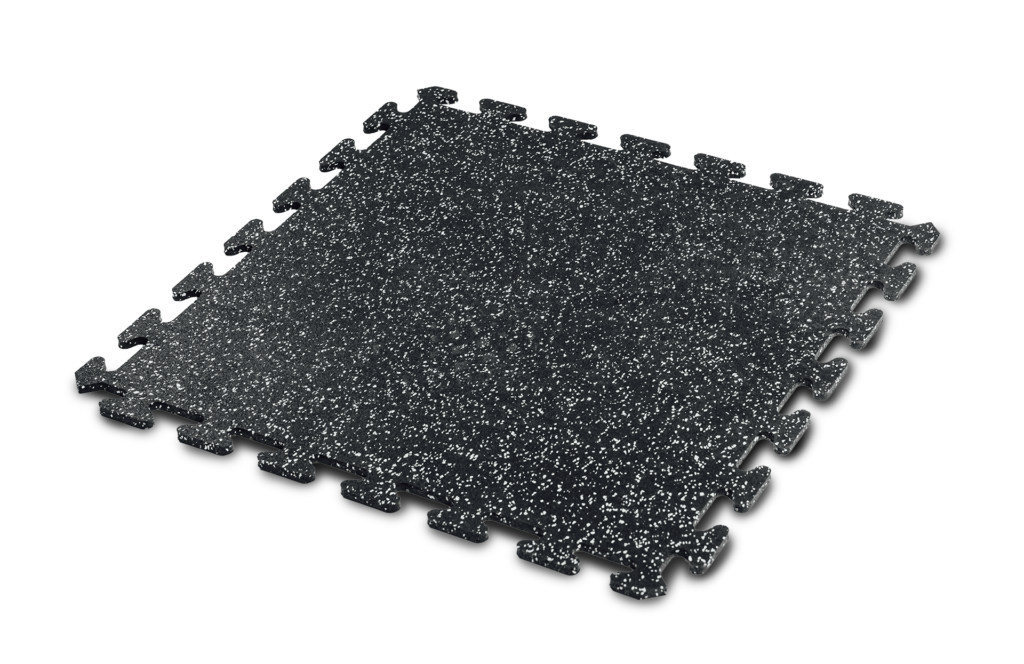 Gray Fleck Puzzle Tiles
