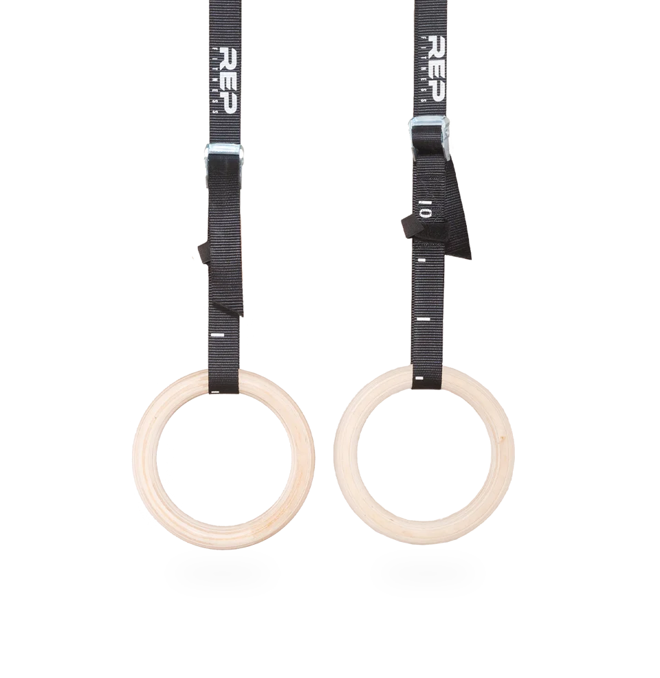 1.11" Wood Gymnastic Rings
